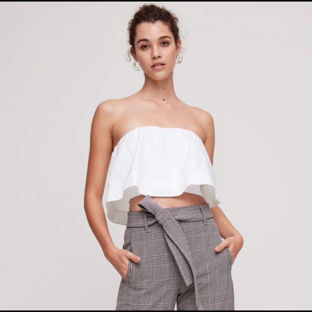 Aritzia bonadventure strapless top